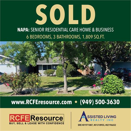 SOLD - Senior Residential Care Home & Business