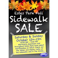 Sidewalk Sale: Oct 12th & 13th