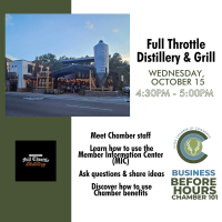 Business Before Hours: Full Throttle Distillery & Grill Estes Park