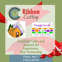 Ribbon Cutting: Creativity Cabin and Inspired Art Experiences New Partnership