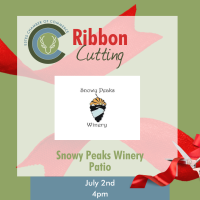 Ribbon Cutting: Snowy Peaks Winery Patio