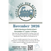 Estes Next Gen Network (ENGN) November event: Lunch and Learn SBDC Business Quick Start