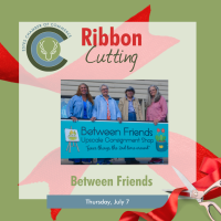 2022 Ribbon Cutting: Between Friends Consignment Shop