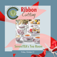 2022 Ribbon Cutting: SereniTEA's Tea Room