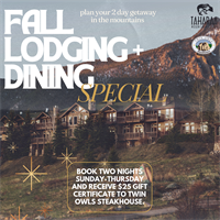 Twin Owls Steakhouse at the Taharaa Mountain Lodge - Estes Park