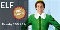 Free Movie- ELF @ The Histoirc Park Theatre