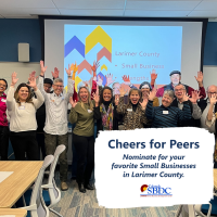Larimer SBDC Announces Cheers for Peers Campaign Winners
