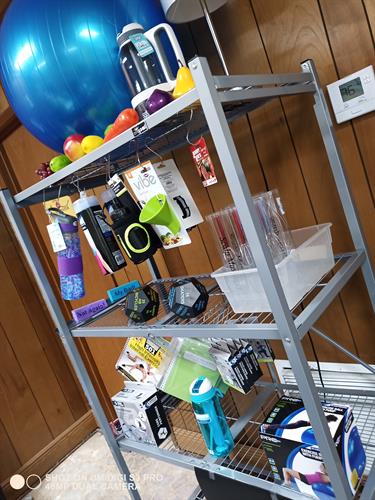 Prizes to help motivate our community members to get healthy and remain healthy! Does your business have items they wish to donate? Call us!