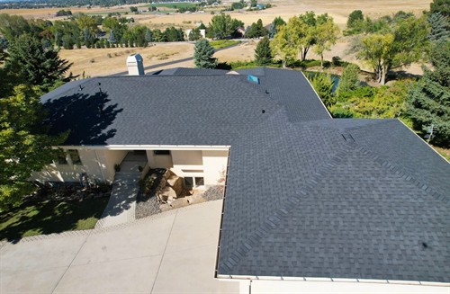 Black Shingles Roof Replacement 2025