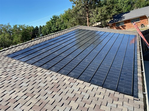 Solstice Shingles instal with flashings 25 Year warranty. 