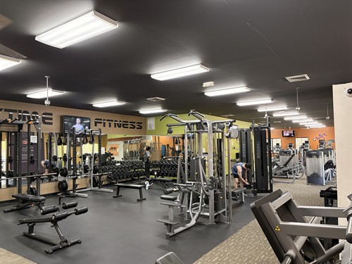 free weight area