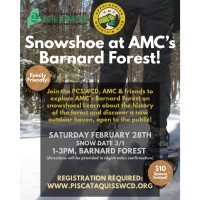 Snowshoe at AMC's Barnard Forest!