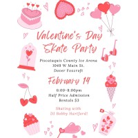 Valentine's Day Skate Party with DJ Bobby Hartford!
