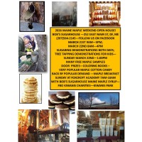 Maine Maple Weekend Open House -- Bob's Sugarhouse - March 21 and 22, 2026