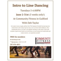Intro to line dancing classes- Tuesdays through 6/30