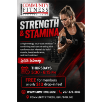Strength & Stamina Class- Thursdays through 6/25