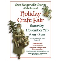 48th East Sangerville Grange Holiday Craft Fair
