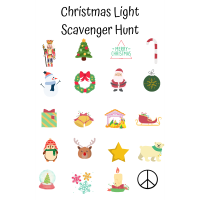 Christmas Decoration Scavenger Hunt