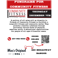 Moe's BBQ Fundraiser for Friends of Community Fitness