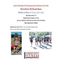 RiverFest Walk or Run 5k with Community Fitness