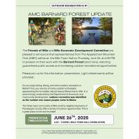 Appalachian Mountain Club- AMC Barnard Forest Update