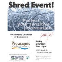 Piscataquis Chamber Shred Event!!