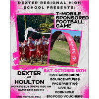Dexter Regional High School Presents: T-Mobile Sponsored Football Game