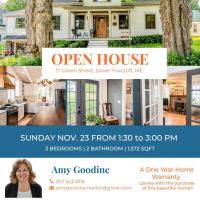 Open House - Please Join Us -17 Green Street, Dover-Foxcroft