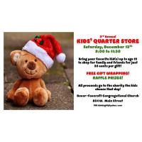 3rd Annual Kid's Quarter Store