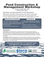 Pond Construction & Management Workshop