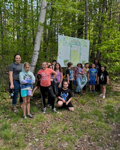 We have two public lands - the Law Farm Nature Trails in Dover-Foxcroft and the Williamsburg Forest in Williamsburg. Head out there for a walk!