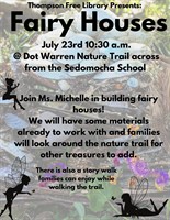 Fairy Houses on Nature Trail at Sedo