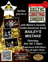 A Celtic Christmas Concert w/ Bailey's Mistake