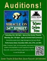 AUDITIONS for Miracle on 34th St.