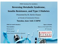 Reversing Metabolic Syndrome, Insulin Resistance, and Type 2 Diabetes Seminar