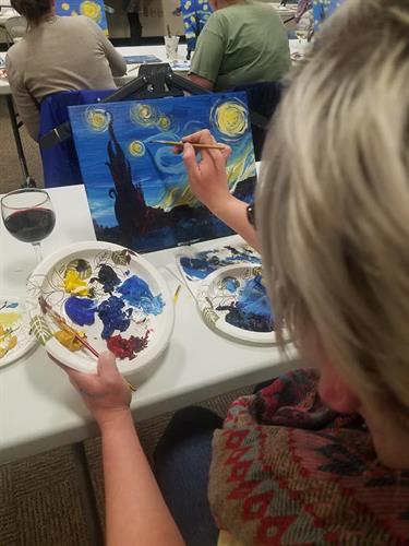 Art & Wine is always a good time!