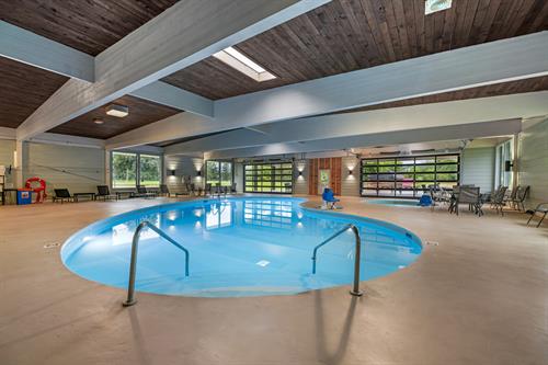 INDOOR POOL AREA  Pool open daily from 7:00 a.m. to  10:00 p.m. Children under the age of 16 must be accompanied by an adult.