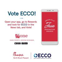 Vote ECCO:  SC's Only Finalist for the Chick-Fil-A True Inspiration Awards