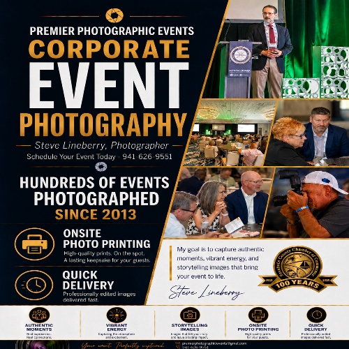 Choose Premier Photograpahic Events for Your Next Corporate Event