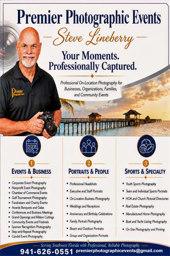 Premeir Photographic Events -  We Capture it All! 