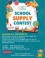 Right at Home- School Supply Contest