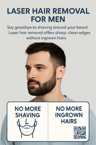 Stop beard Ingrown hair with laser hair removal at Restoration Bar in Port Charlotte, Florida!