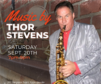 Live Music at Fedora's Cigar & Wine Bar featuring Thor Stevens