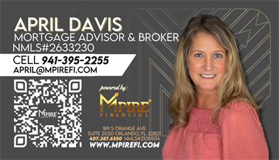 April Davis Mortgage Advisor NMLS#2633230