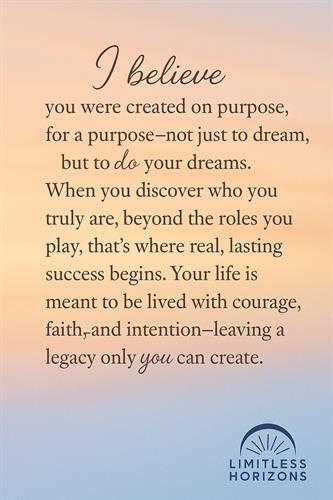 Created on Purpose
