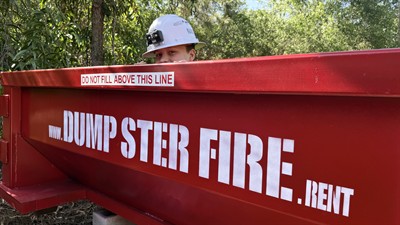 Dumpster Fire Junk Removal and Dumpsters