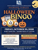 PGICA Diamond Jubilee Halloween Bingo