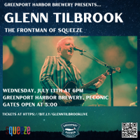 Greenport Harbor Brewery presents Glenn Tilbrook the Frontman of Squeeze