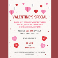 Blue Sage Day Spa Valentine's Day Special