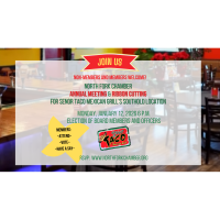 2026 Annual Meeting, Election of Officers & Senor Taco Ribbon Cutting